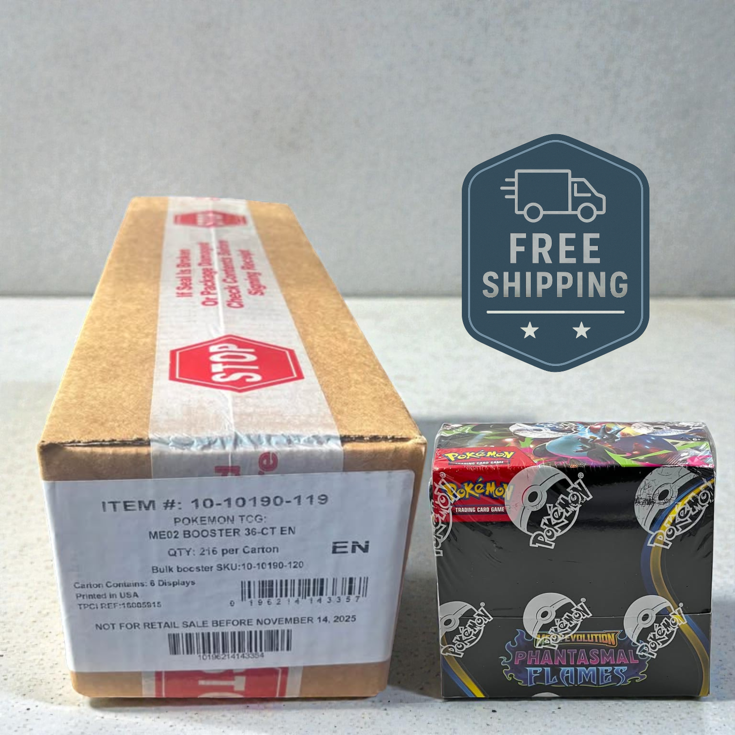 Phantasmal Flames Mega Evolution Booster Display Box